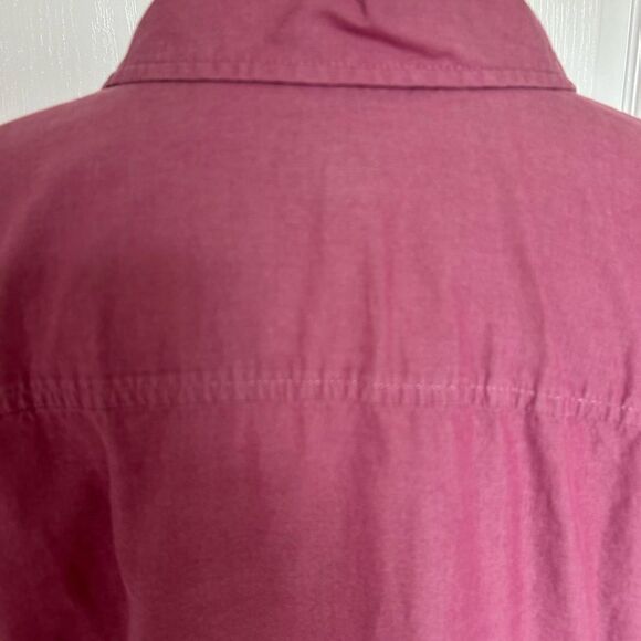 J. Jill Women’s Rose 100% Cotton Button Down Shirt Size Large - Picture 7 of 13